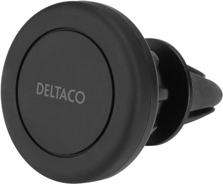 DELTACO Magnetic Mobile Phone Holder for Car with Air Vent Mount - Black