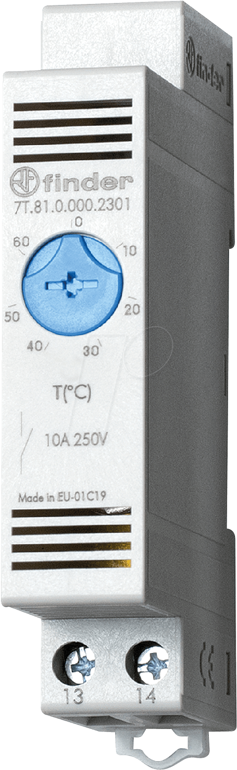 Termostati Finder -20...40 C 1 NO (7T.81.0.000.2301)