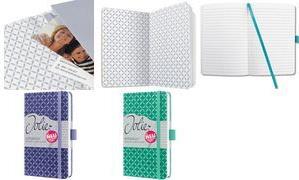 sigel Notebook Jolie Flair finta pelle DIN A6 viola 95 x 105 mm a righe carta bianca 80 g/m finta pelle - 1 pezzo (JN130)