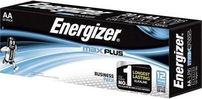 Energizer Max Plus AA Batteria monouso Stilo AA Alcalino (Energizer Max Plus AA Alkaline Batteries [Pack 20])