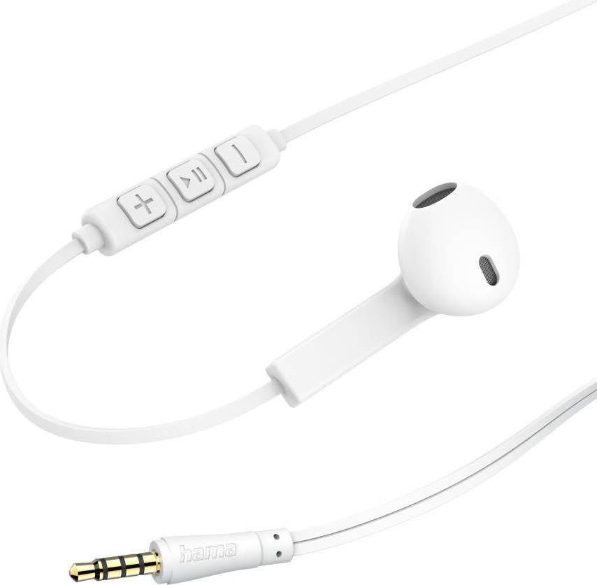 Hama Advance Cuffie con cavo nell'orecchio Chiamate/Musica Bianco (00184138)