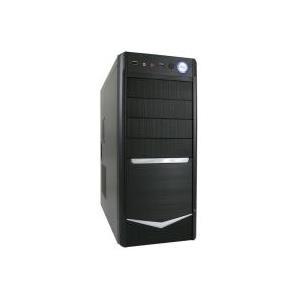 LC Power 7024B - Midi Tower - ATX - Schwarz - USB/Audio (7024B)