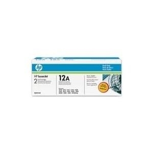 HP Toner Q2612AD (12A) - Doppelpack - Schwarz - Kapazität: 2x 2.000 Seiten (Q2612AD)