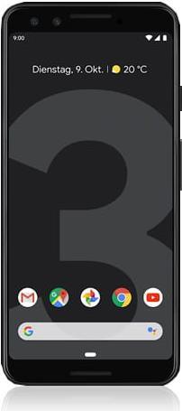 Pixel 3 - Smartphone - 4G LTE - 128GB - CDMA / GSM - 5.5 - 2160 x 1080 Pixel (443 ppi (Pixel pro )) - flexible OLED - RAM 4GB - 12,2 MP (8 MP Vorderkamera) - Android - komplett schwarz (GA00460-DE) Pixel 3 - Smartphone - 4G LTE - 128GB - CDMA / GSM - 5.5 - 2160 x 1080 Pixel (443 ppi (Pixel pro )) - flexible OLED - RAM 4GB - 12,2 MP (8 MP Vorderkamera) - Android - komplett schwarz (GA00460-DE)