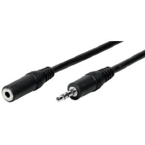 Tecline Fröhlich + Walter - Audioverlängerungskabel - Mini-Phone Stereo 3.5 mm (M) - Mini-Phone Stereo 3.5 mm (W) - 2.5 m (64203)