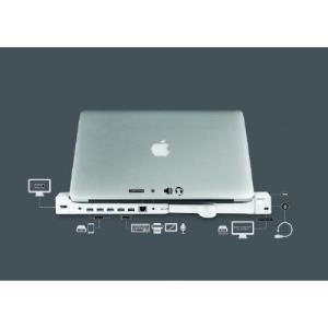 LANDINGZONE DOCK PRO Retina 33,02 cm 33,00cm (13) abschliessbar 4-fach USB3.0 Hub Ethernet Magsafe2 Mini display port Netzteil (LZ007E)