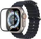 Flexible Hybrid Glass Screen - Protector Apple Watch Series - 7/8 41mm Clear/Black