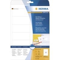 HERMA Special - Permanent self-adhesive matte opaque correction/covering paper labels - weiß - 97 x 42,3 mm - 300 Etikett(en) (25 Bogen x 12) (4228)
