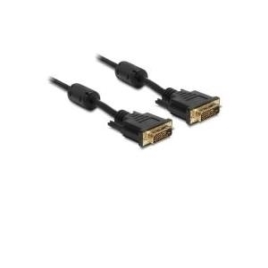 DeLOCK 83189 cavo DVI 1 m DVI-D Nero (Delock Monitorkabel DVI 1m St/St DVI-D Single-Link)