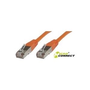 MicroConnect - Netzwerkkabel - RJ-45 (M) bis RJ-45 (M) - 15 m - Foiled Unshielded Twisted Pair (F/UTP) - CAT 5e - orange