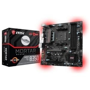 MSI B350M Mortar Mainboard - Sockel AM4 - Micro-ATX - HDMI, DVI, DDR4 (7A37-002R) MSI B350M Mortar Mainboard - Sockel AM4 - Micro-ATX - HDMI, DVI, DDR4 (7A37-002R)