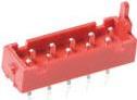 MPE-Garry 373-1-012-0-T-KT0 12 pole PCB board to board male header with 1.27mm raster. Type: 12 pin 12 pol chas.deel ma 1.27 (373-1-012-0-T-KT0)