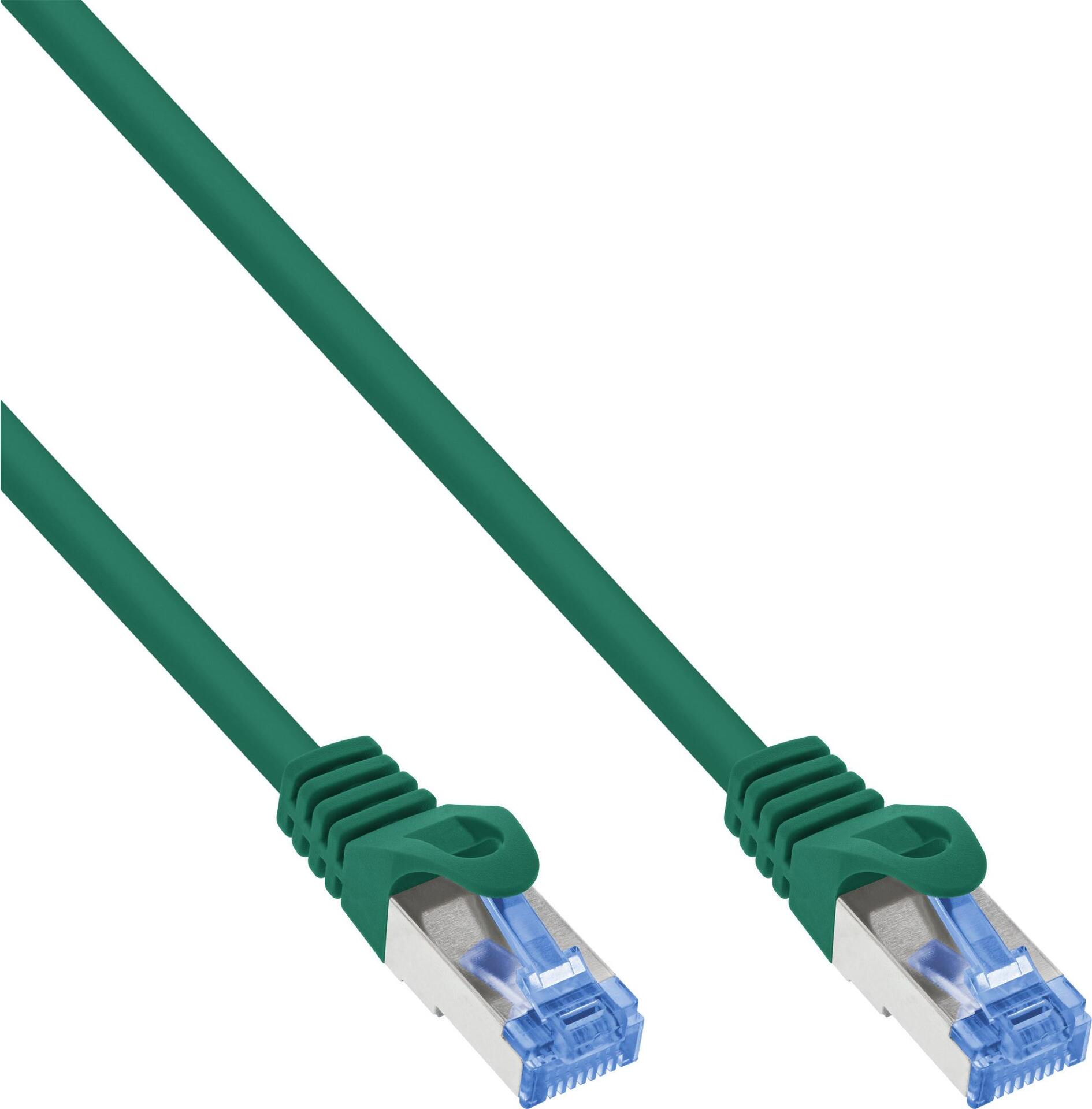 InLine 72614G cavo di rete Verde 15 m Cat6a S/FTP (S-STP)