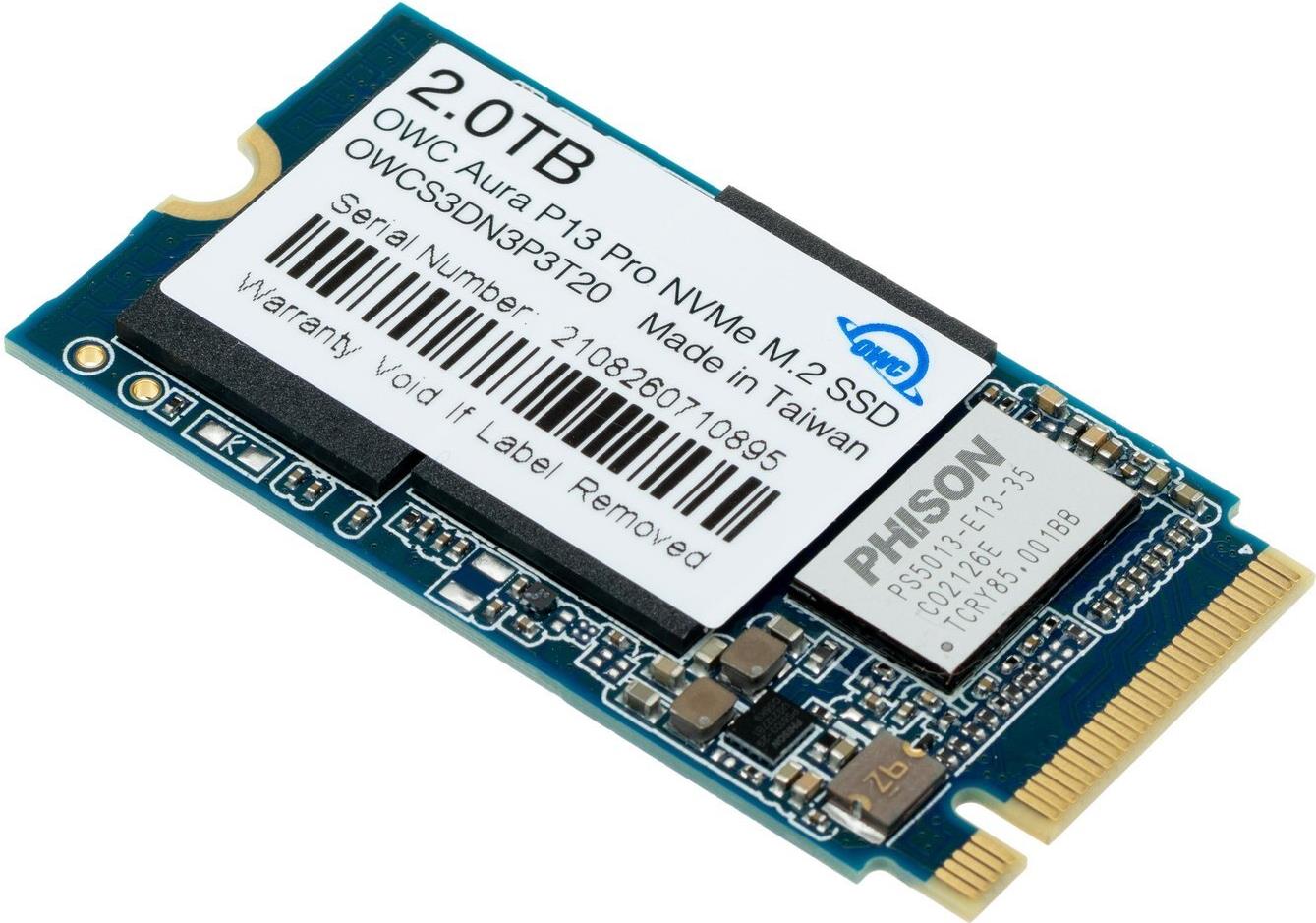 OWC 2.0TB Aura P13 Pro 2 TB M.2 PCI Express 3.1 NVMe 3D TLC NAND (2.0TB Aura P13 Pro M.2 2242 - NVMe SSD High Performance - War