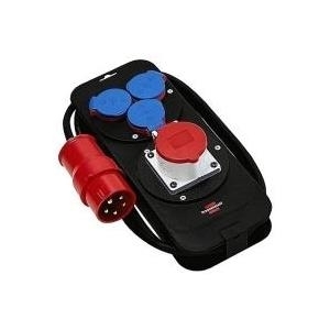 Brennenstuhl - Stromverteilungseinheit - Wechselstrom 400 V - Eingabe, Eingang 5-polig - Ausgangsbuchsen: 4 - 2,0m - Schwarz (1151600)