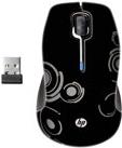 HP Wireless Comfort - Maus - drahtlos - kabelloser Empfänger (USB) - Espresso - für Presario CQ56, CQ62, HP G62, Pavilion dv6, dv7, p6523, p6533, s5503, TouchSmart 300