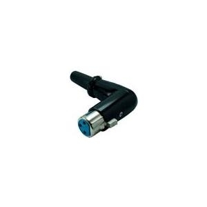 Alcasa BU-XLRW XLR Schwarz - Blau - Silber Steckverbinder (BU-XLRW)