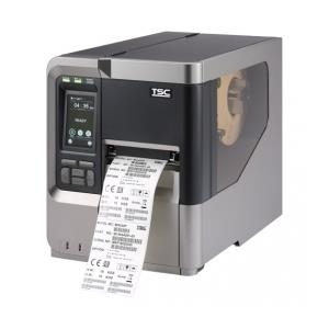 TSC MX340P, 12 Punkte/mm (300dpi), Disp., RTC, TSPL-EZ, USB, RS232, Ethernet Etikettendrucker, Thermotransfer, 12 Punkte/mm (300dpi), Medienbreite (max): 114mm, Druckbreite (max.): 104mm, Rollendurchmesser (max.): 203mm, Geschwindigkeit (max.): 356mm