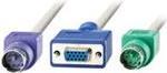 Secomp VALUE - Tastatur- / Video- / Maus- (KVM-) Kabel - PS/2, HD-15 (VGA) (M) bis PS/2, HD-15 (VGA) - 1.8 m (11.99.5450)