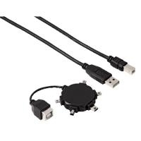 Hama Mini USB Adapter Kit - USB-Adapterkit - Schwarz