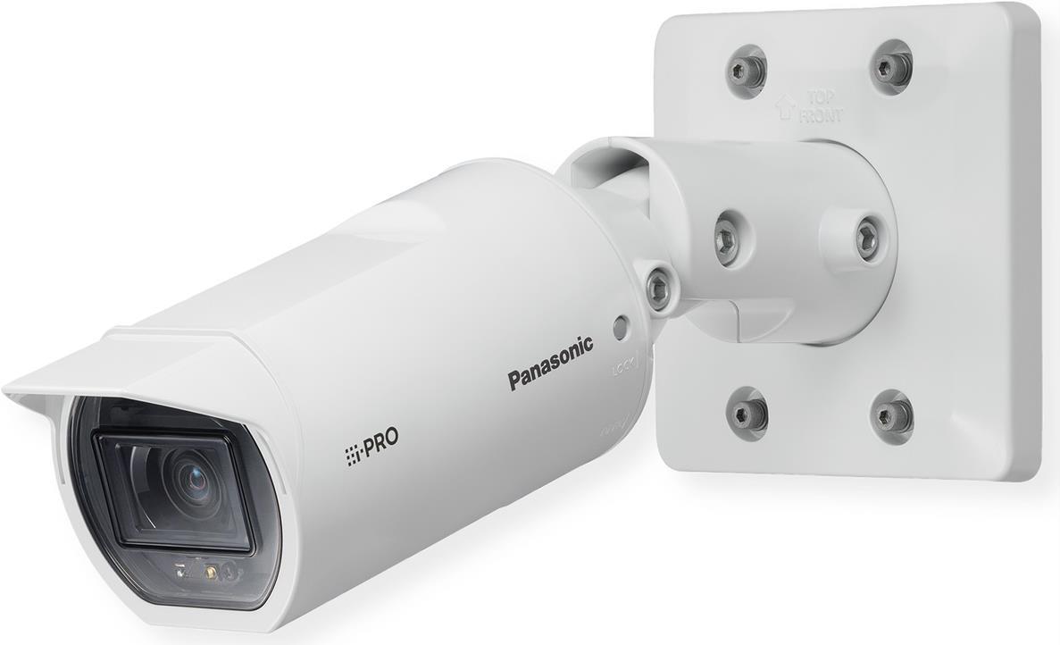 Panasonic i-Pro WV-U1532LA - Netzwerk-Überwachungskamera - Bullet - Außenbereich - staubbeständig/wasserfest - Farbe (Tag&Nacht) - 2 MP - 1920 x 1080 - 1080p, 1080/30p - motorbetrieben - LAN 10/100 - H.264, H.265 - PoE Class 0