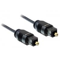 DeLOCK - Digitales Audio-Kabel (optisch) - TOSLINK (M) bis TOSLINK (M) - 5 m - Schwarz