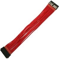 Nanoxia 24-Pin ATX Verlängerung - Spannungsversorgungs-Verlängerungskabel - 30cm - Rot (900300024)