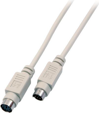 EFB-Elektronik EFB Maus/Tastaturverl. PS/2, PS/2 Stecker, Buchse, 10m, beig (EK323.10)