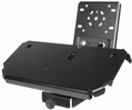 Gamber-Johnson - Befestigungskit (arretierender Gleitarm, Display-Halterung, Tastatur-Tablett, Clevis Motion Aufsatz) für Tablet / Tastatur - Stahl - schwarze Pulverbeschichtung - Montageschnittstelle: 75 x 75 mm - Stangenbefestigung, KFZ-Konsole