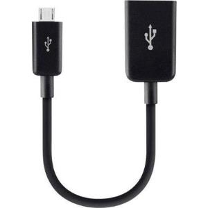 Belkin On-The-Go - USB-Adapter - Micro-USB Type A (M) bis USB (W) - 12 cm - Schwarz