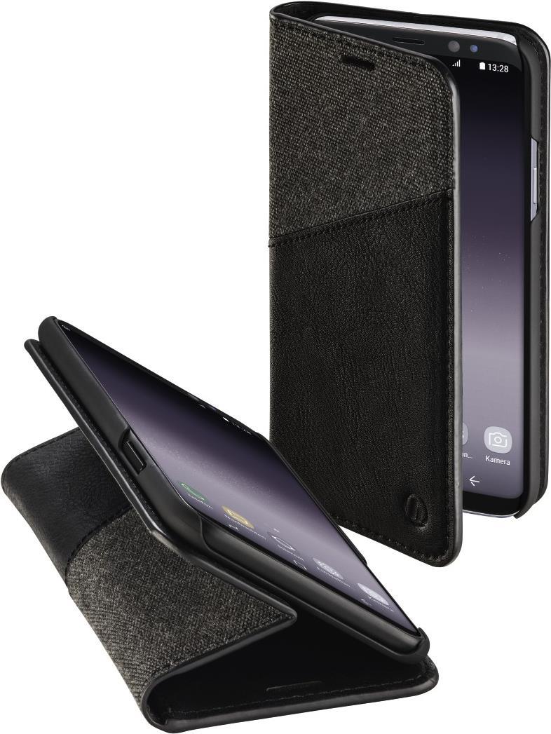 Hama Booklet Gentle für Samsung Galaxy S9, Schwarz (00183050)
