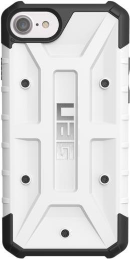 Urban Armor Gear Pathfinder - Hintere Abdeckung für Mobiltelefon - Polycarbonat, Gummi - weiß - für Apple iPhone 6s, 7 (IPH7-6S-A-WH)