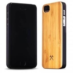 Woodcessories EcoCase Classic für iPhone SE/5/5 bambus + schwarz Passend für Apple iPhone SE/5/5s - Qualität durch traditionelle Handarbeit - Extrem schlankes, dennoch stabiles Profil - - (ECO3)