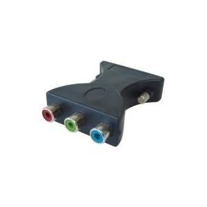 Good Connections - DVI-Adapter - 1 x DVI-I,24+5 polig (M) - 3 x Cinch (W) - schwarz (DVI-RCA)