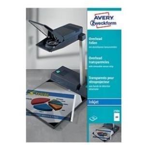 Avery - Transparente Folie - A4 (210 x 297 mm) - 50 Stck. (2504)