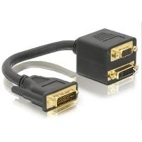 Convertitore DeLock DVI29 maschio a DVI29 VGA femmina