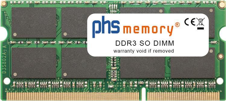 PHS-memory 16GB RAM Speicher für Asus K53BR-SX032V DDR3 SO DIMM 1600MHz PC3L-12800S (SP223662)