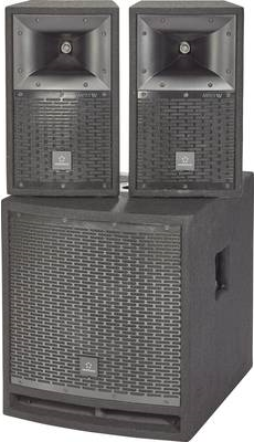 Renkforce M.I.L.L.Y IV Aktives PA-Lautsprecher-Set inkl. Subwoofer (RF-3384206)