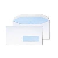 GPV Enveloppes, 115 x 225 mm, mécanisable, avec fenêtre blanc, 80g, dimension fenêtre: 35 x 100 mm, gommée (2285)