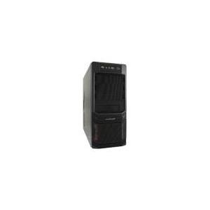 LC Power Pro-Line PRO-925B - Midi Tower - Mesh Black - USB/Audio - ohne Netzteil (PRO925B O.N.)