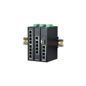MICROSENS Industrial Gigabit Ethernet Switch Entry Line - Switch - nicht verwaltet - 8 x 10/100/1000 - an DIN-Schiene montierbar, wandmontierbar - Gleichstrom (MS655208X)