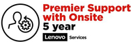 Lenovo On-Site + Premier Support - Serviceerweiterung - Arbeitszeit und Ersatzteile - 5 Jahre - Vor-Ort - Reaktionszeit: am nächsten Arbeitstag - für ThinkStation P410, P500, P510, P520, P520c
