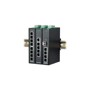 MICROSENS Industrial Gigabit Ethernet Switch Entry Line - Switch - nicht verwaltet - 4 x 10/100/1000 + 1 x SFP - an DIN-Schiene montierbar, wandmontierbar - Gleichstrom (MS655201X)