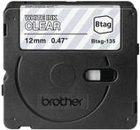 Brother BTAG-135 nastro per etichettatrice Bianco su trasparente