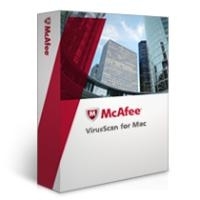 McAfee VirusScan for MAC (Virex) Int Perpetual+, Volllizenz inkl. 1 Jahr Goldsupport, Virenschutz für Mac-Clients auf Intel- und Power PC-Basis, ePO Integration, unterstützte Systeme: Apple, Macintosh OS X (Vers. 10.4.0 od. höher), G3, G4, G5, SMP, ePO 3.5 od. höher (AVMCDE-AA-FA