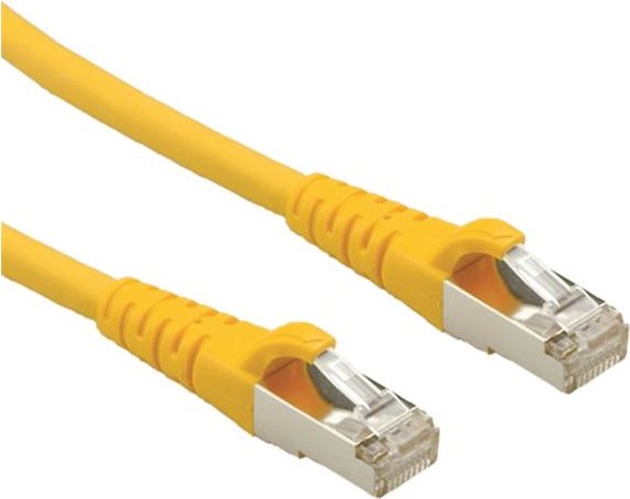 ROLINE - Cavo patch - Da RJ-45 (M) a RJ-45 (M) - 1 m - SFTP - CAT 6a - Giallo (21.15.2821)