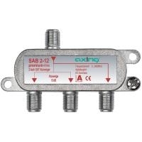 Axing SAB 2-12 - Kabelsplitter - 5 - 2400 MHz - Aluminium - Männlich/Weiblich - 12 dB - F (SAB 2-12)