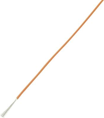 TRU COMPONENTS 1564475 Litze LiY 1 x 0.14 mm² Orange 10 m (1564475)