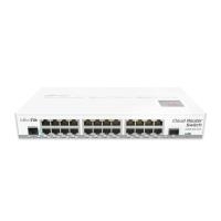 MikroTik Cloud Router Switch CRS125-24G-1S-IN - Switch - Smart - 24 x 10/100/1000 + 1 x Gigabit SFP - an Rack montierbar - Gleichstrom (CRS125-24G-1S-IN)