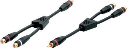 Cavo adattatore Tecline Frhlich Walter Y - splitter video/audio - RCA (W) - RCA (M) - 20 cm (64654)